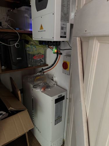 Sunsynk 3.6kw hybrid with GSL 10.24kWh battery installation